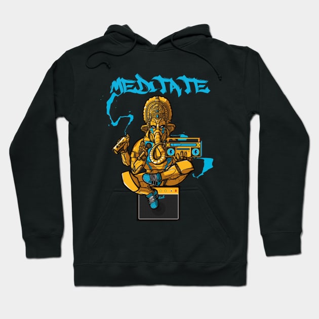 Ganesh Trance Hoodie by artattack